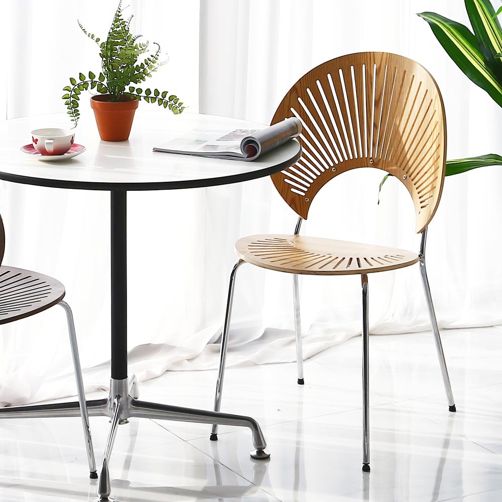 영가구[B급상품]솔라 홈 카페 디자인 인테리어 원목의자