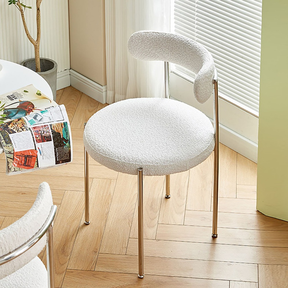 영가구보프 스테인레스 다리 카페의자 패브릭 인테리어 디자인 의자