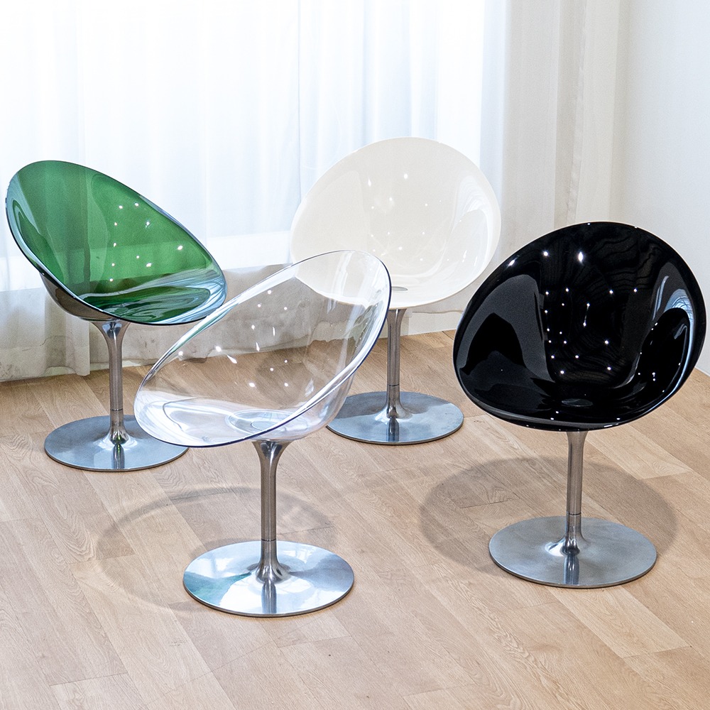 영가구[B급상품] 하프문 알루미늄 볼체어 와인바 업소용 인테리어 카페 의자