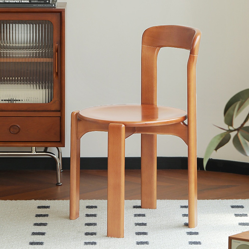 영가구[B급상품] 레이븐 빈티지 앤틱 우드 디자인 인테리어 카페 의자
