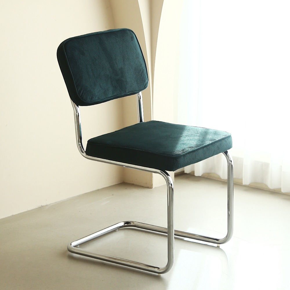 영가구[1+1] 코듀로이 세스카체어 미드센추리모던 캔틸레버 카페 인테리어 디자인 의자